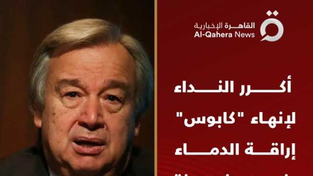 الأمين العام للأمم المتحدة: أكرر النداء لإنهاء «كابوس» إراقة الدماء في غزة