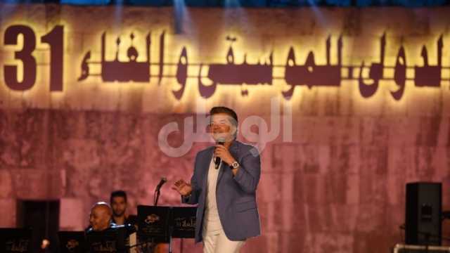 وليد توفيق بعد نجاح حفله بمهرجان القلعة: شكرا جمهوري الحبيب في مصر