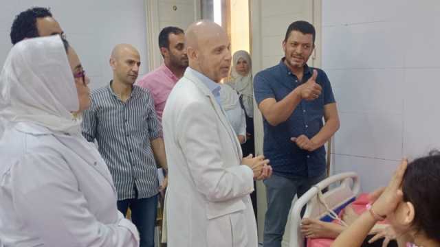 وكيل «صحة الشرقية» يوجه بزيادة عدد أفراد التمريض بقسم الاستقبال بمستشفى ههيا