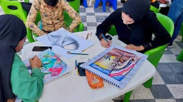 مسابقة فنية في الرسم الفوري بمشاركة 40 مبدعا بكفر الشيخ