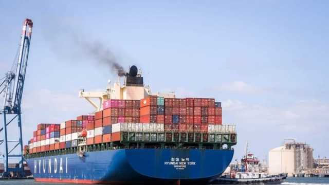 تفاصيل حركة البضائع اليوم بميناء دمياط.. اعرف حجم الصادرات والواردات