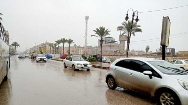 سقوط أمطار متوسطة على كفر الشيخ وترقب في حركة الصيد