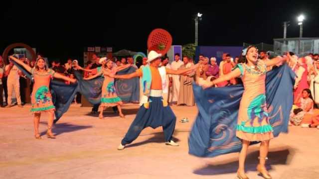 عروض فرقة الأنفوشي في مهرجان العلمين الجديدة.. فلكور يعبر عن الإسكندرية