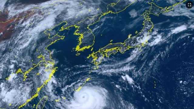 إعصار كوينو يقترب من جزر ساكيشيما في اليابان.. وتوقعات بهطول أمطار غزيرة