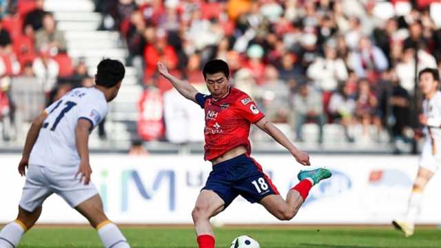 جيمتشون يفوز على جيجو ويواصل مطاردة بوهانج متصدر الدوري الكوري