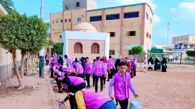 زراعة أشجار وتجميل حوائط في احتفالات كفر الشيخ باليوم العالمي للتطوع