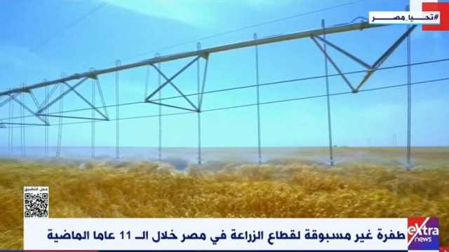 طفرة غير مسبوقة في قطاع الزراعة.. اكتفاء ذاتي وارتفاع معدلات التصدير (فيديو)