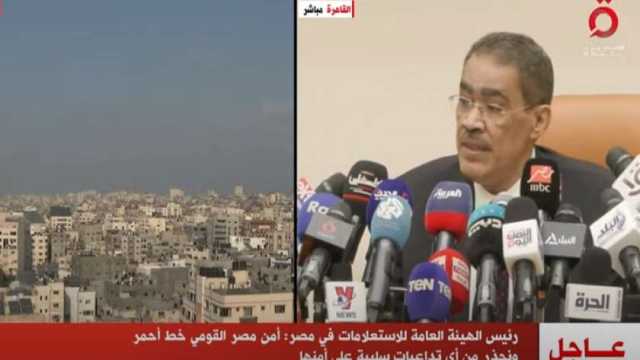 ضياء رشوان: عدم دخول المساعدات يحول غزة إلى مقبرة جماعية