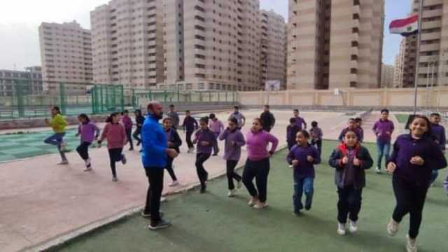 تنظيم يوم رياضي لرفع مستوى اللياقة البدنية لشباب بشاير الخير