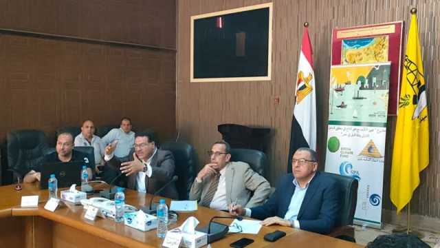 محافظ شمال سيناء يشهد ورشة عمل حول مشروع تعزيز التكيف مع المناخ