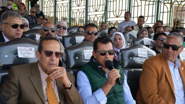 وزير الشباب ومحافظ شمال سيناء يشهدان ختام مهرجان الهجن