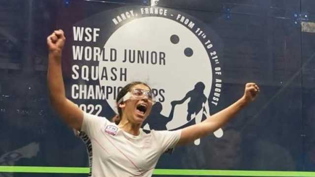 «أمنية عرفي» أصغر لاعبة في التاريخ تصل ربع نهائي بطولة أمريكا المفتوحة للإسكواش