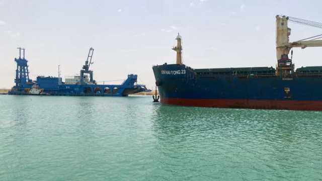 تفاصيل حركة الصادرات والواردات من البضائع بميناء دمياط البحري خلال 24 ساعة