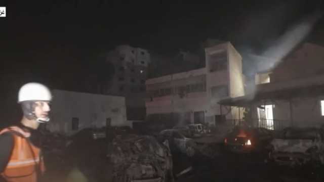 بعد مجزرة «المعمداني».. قصف إسرائيلي على المستشفى الأوروبي في غزة