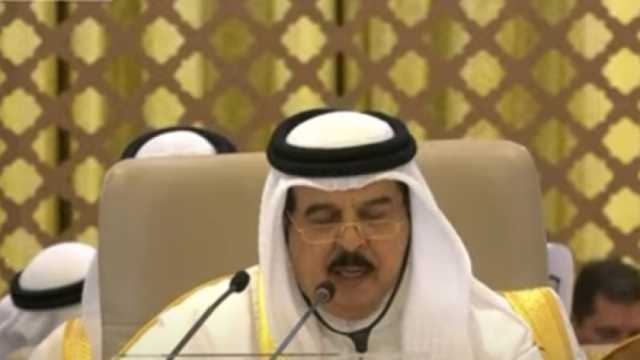 ملك البحرين: نشكر مصر والرئيس السيسي على جهود وقف الحرب على غزة