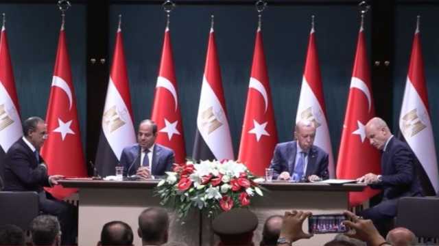 الرئيس السيسي وأردوغان يشهدان توقيع مذكرة تفاهم للتعاون في التعليم العالي