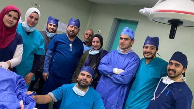 فريق طبي ينجح في استخراج مسمار من رئة طفلة بالمستشفى التخصصي ببنها