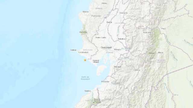 هزة أرضية قرب سواحل الإكوادور الغربية بقوة 4.7 درجة