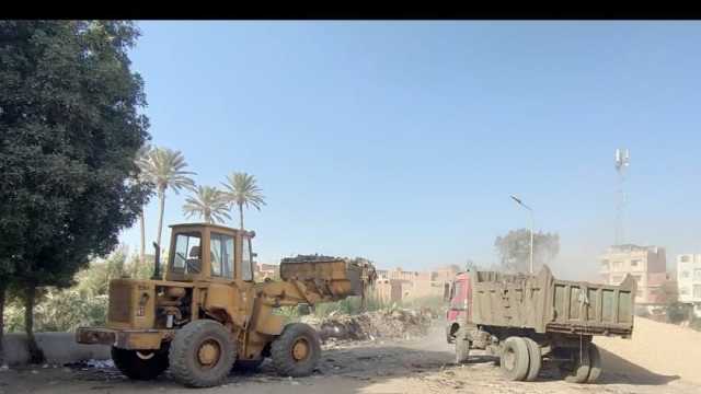 رفع 1000 طن مخلفات وقمامة في حملات مكبرة بمراكز الجيزة