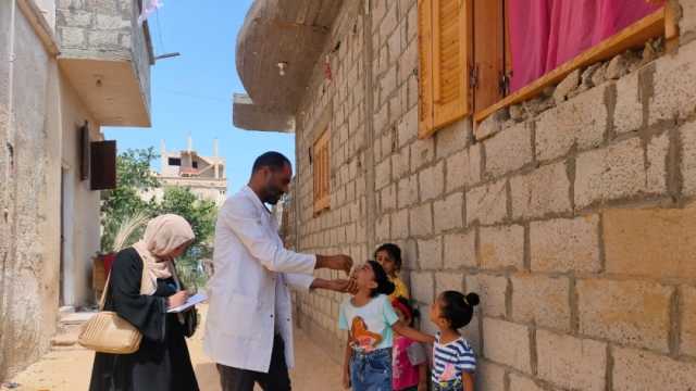 تطعيم 3578 طفلا ضد شلل الأطفال في مركز الحسنة بشمال سيناء