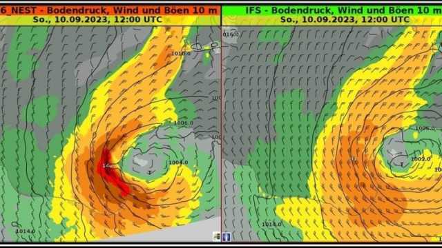 «الأرصاد» تكشف موعد وصول الإعصار دانيال إلى مصر