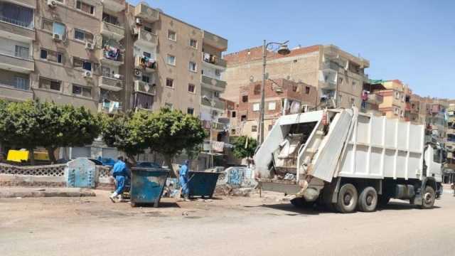 حملة مكبرة لرفع المخلفات من شوارع 3 مدن في الدقهلية