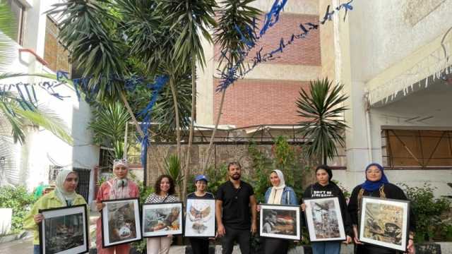 إبداعات فنية لانتصارات أكتوبر بأيادي طلاب التربية النوعية في الإسكندرية