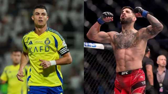 رد فعل قوي من بطل UFC على سخرية كريستيانو رونالدو منه.. ماذا فعل؟