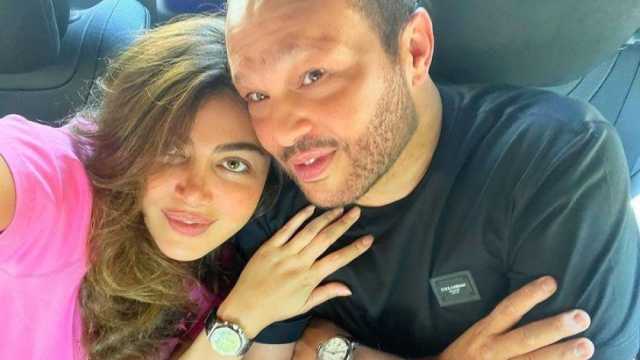 ريهام حجاج توجه رسالة رومانسية لزوجها محمد حلاوة في عيد ميلاده