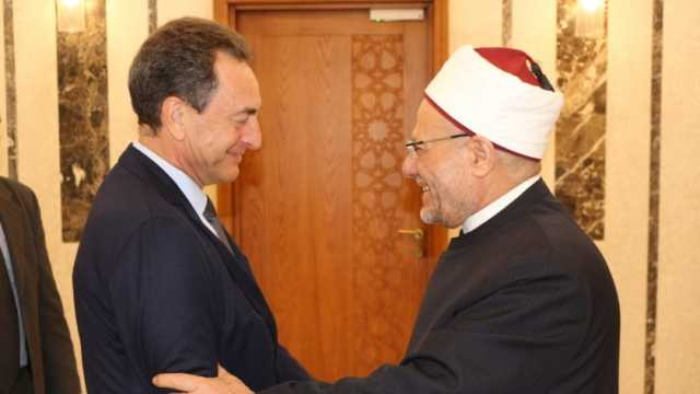 المفتي يؤكد لسفير فرنسا أهمية التعاون لدعم اندماج المسلمين في مجتمعاتهم الغربية