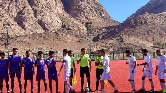 فوز أبو زنمية على الطور ضمن دوري مراكز الشباب بجنوب سيناء