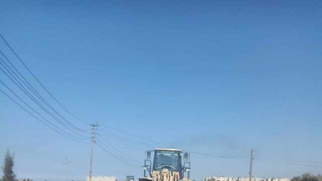 رفع نصف طن قمامة في حملات مكبرة بوسط الشيخ زويد
