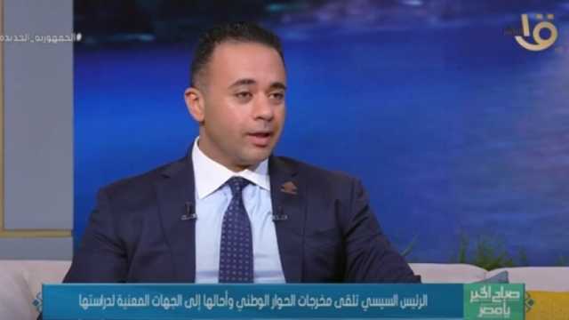 عضو بـ«التنسيقية»: مصر دولة مؤسسات.. والحوار الوطني شهد مشاركة فعالة