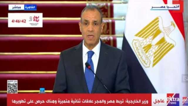 وزير الخارجية: السائح المجري ضيفا عزيزا على مصر