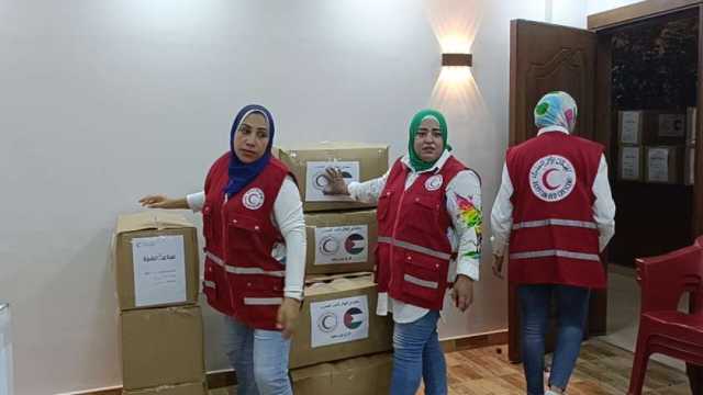 متطوعو الهلال الأحمر في مهمة خاصة لإنقاذ غزة.. «نعمل 24 ساعة من أجل فلسطين»