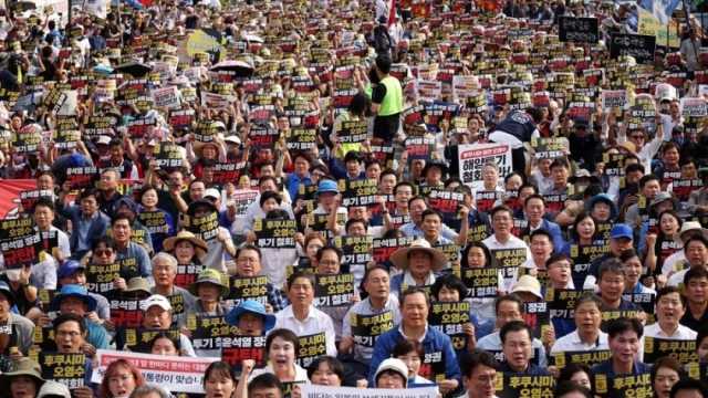 قلق واحتجاجات في كوريا الجنوبية بسبب تصريف مياه فوكوشيما في المحيط