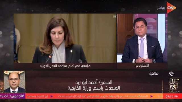 «متحدث الخارجية»: مصر تقدمت بمذكرتين ضد الاحتلال الإسرائيلي أمام «العدل الدولية»