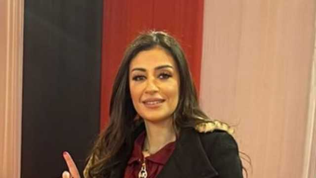 الإعلامية ريهام عياد تدلي بصوتها في الانتخابات الرئاسية