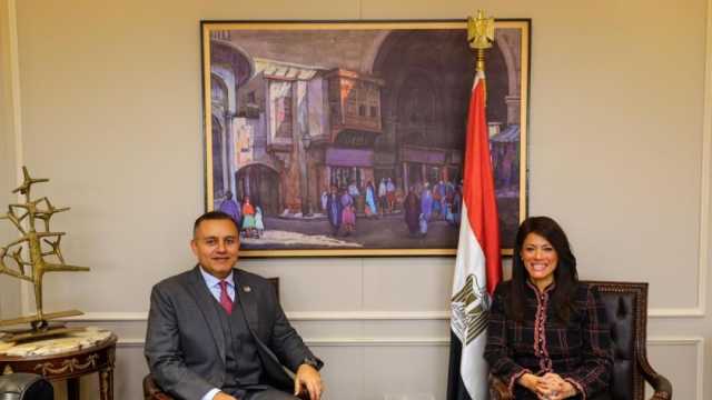وزيرة التعاون الدولي تلتقي السفير القطري بالقاهرة لتعزيز التعاون بين البلدين
