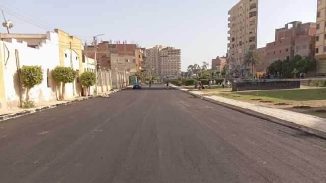 محافظ كفر الشيخ: انتهاء أعمال رصف شارع المستشفى التخصصي في قلين