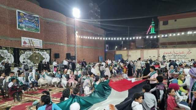 علم فلسطين حاضر في مسابقة تكريم حفظة القرآن بالمنوفية
