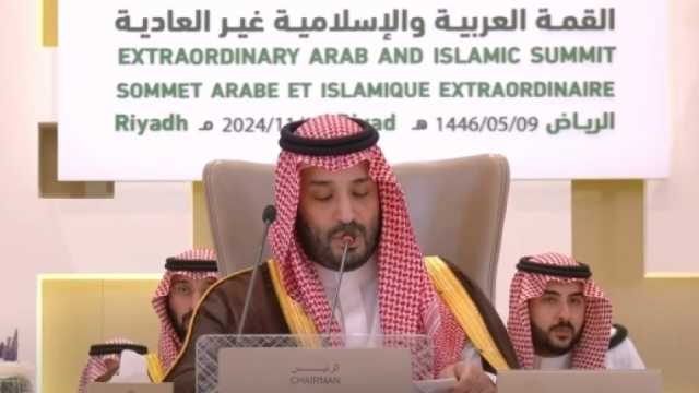 بن سلمان: السعودية تجدد إدانتها ورفضها القاطع للإبادة الجماعية في فلسطين