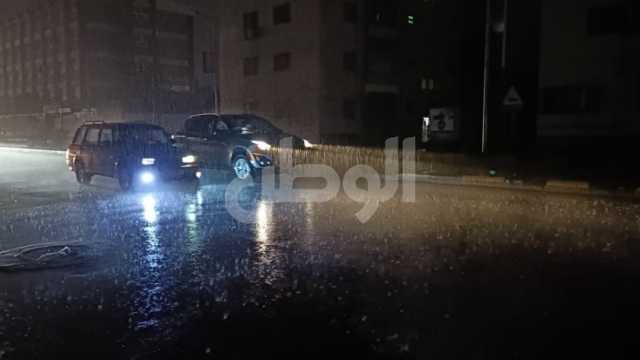 أمطار غزيرة تضرب بورسعيد لمدة نصف ساعة.. والأهالي: اللهم صيِّبا نافعا