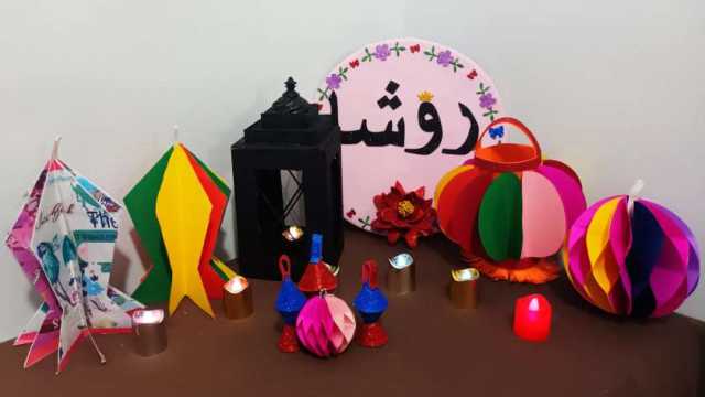 زينة رمضان صديقة للبيئة: «من الورق والفوم وعلب الكانز»