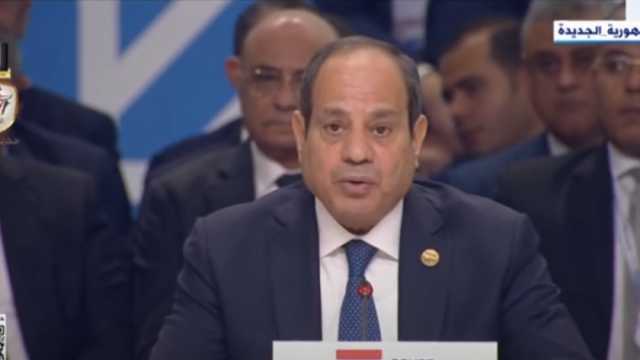 السيسي: قمة بريكس فرصة لتبادل التشاور لتعزيز الفهم المشترك للقضايا الدولية