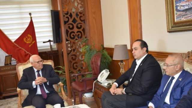 محافظ بورسعيد يستقبل رئيس الهيئة العامة للرعاية الصحية