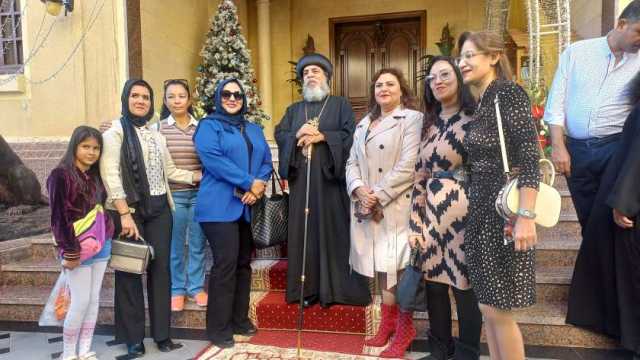 رابطة سيدات الهاند ميد بشرم الشيخ تزور كنيسة السمائيين للتهنئة بعيد الميلاد