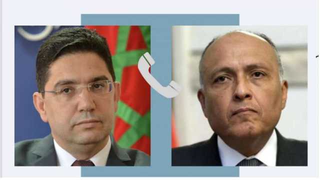 وزير الخارجية يجري اتصالا هاتفيا مع نظيره المغربي