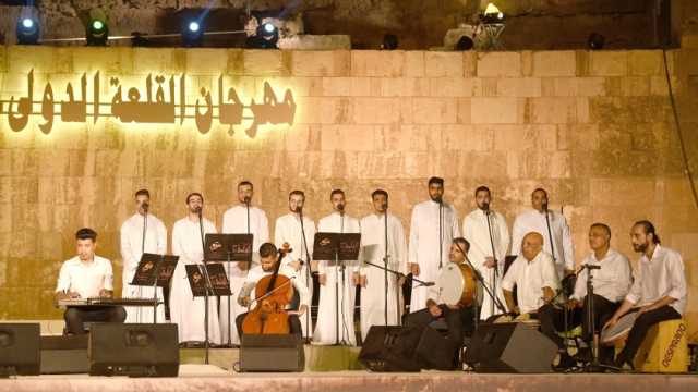 ليلة ياسين التهامي في مهرجان القلعة.. إنشاد صوفي وجمهور من كل المحافظات