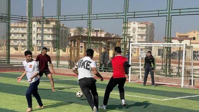 انطلاق دوري جامعة بني سويف الأهلية لكرة القدم الخماسي بمشاركة 32 فريقا